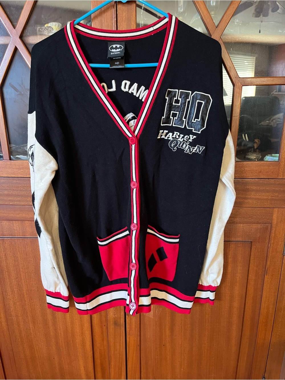 BoxLunch Exclusive DC Comics Batman Harley Quinn Icons Cardigan